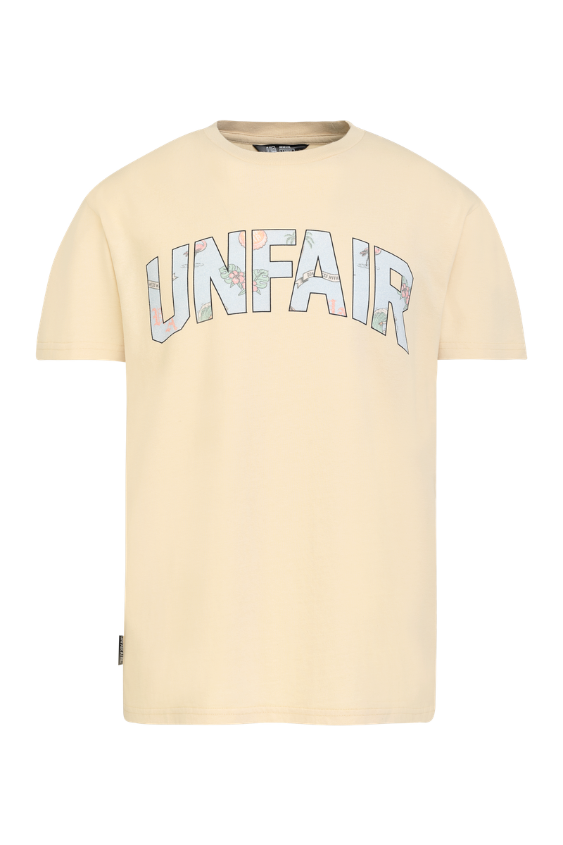 Unfair Athletics Beach Season Curved T-Shirt (sand) - Blue Mountain Store