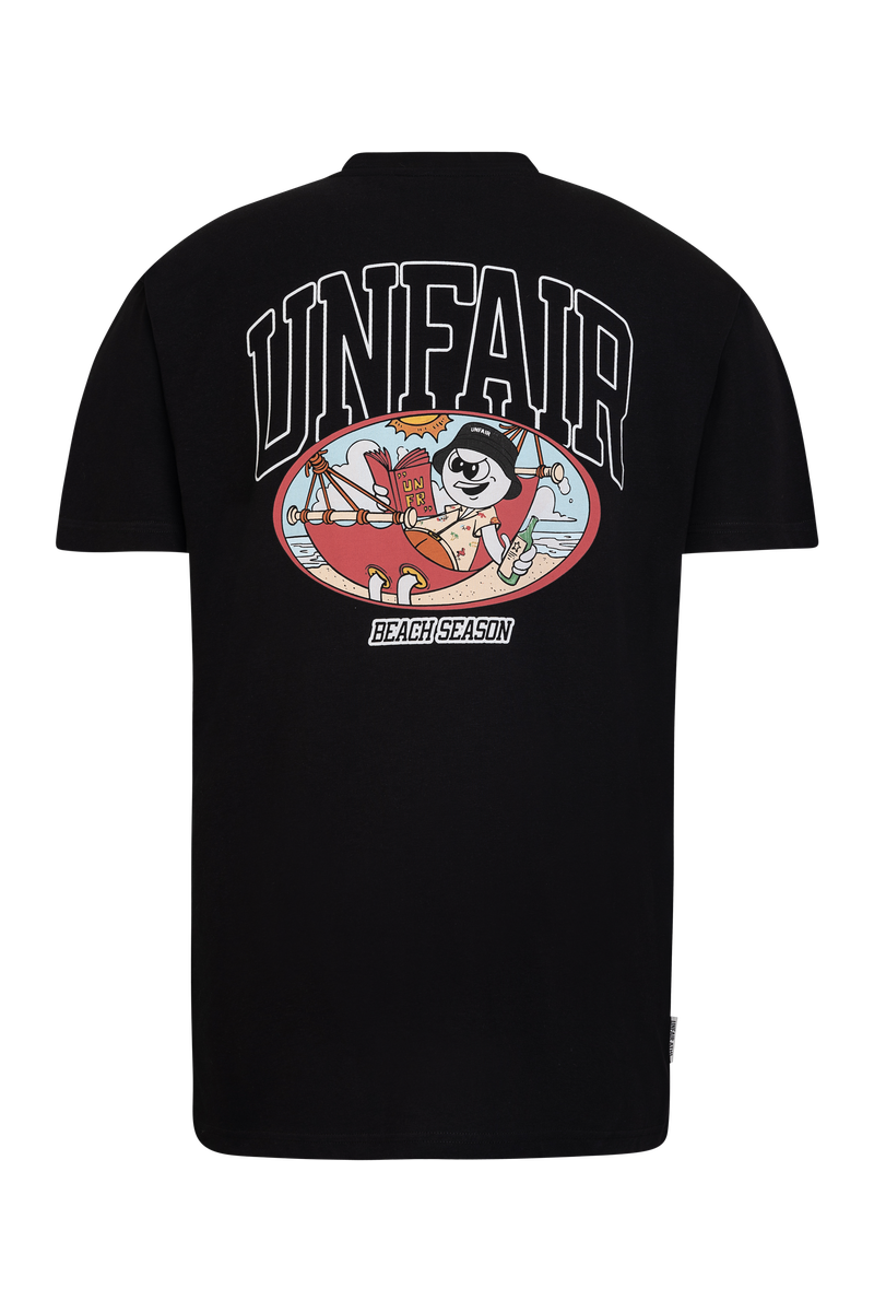 Unfair Athletics Beach Season PB T-Shirt  (black) - Blue Mountain Store