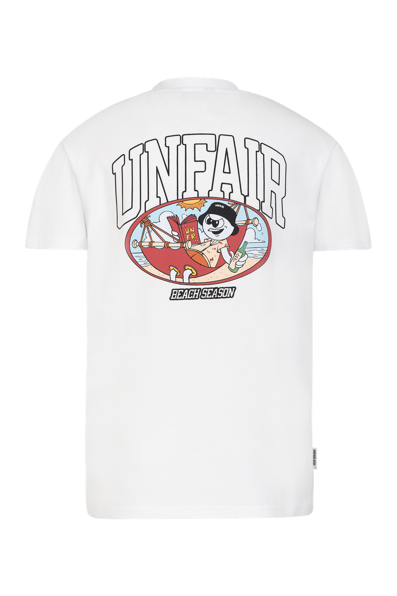 Unfair Athletics Beach Season PB T-Shirt  (white) - Blue Mountain Store