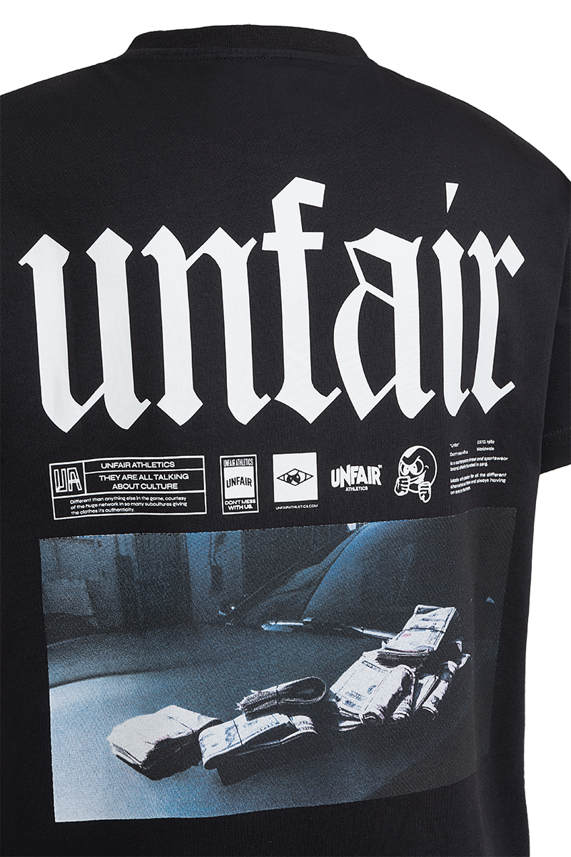 Unfair Athletics Money Stacks T-Shirt (black) - Blue Mountain Store