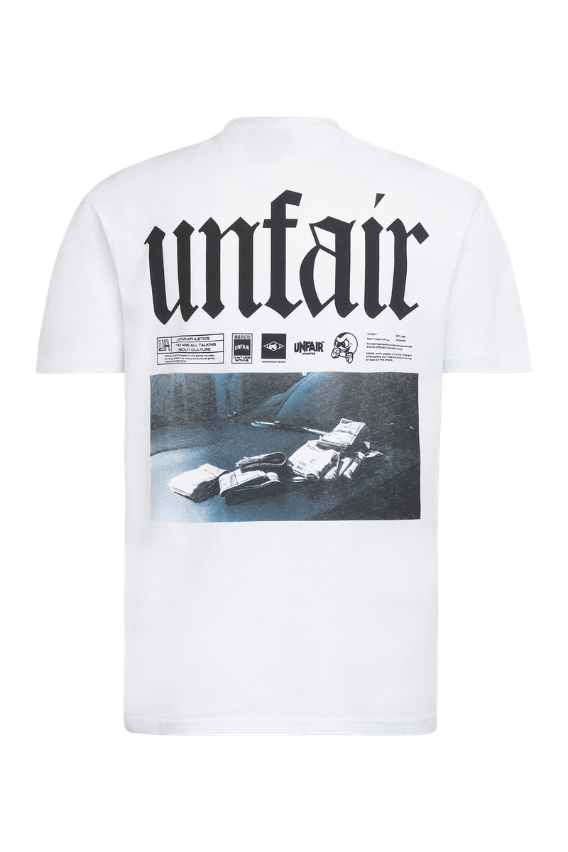 Unfair Athletics Money Stacks T-Shirt (white) - Blue Mountain Store