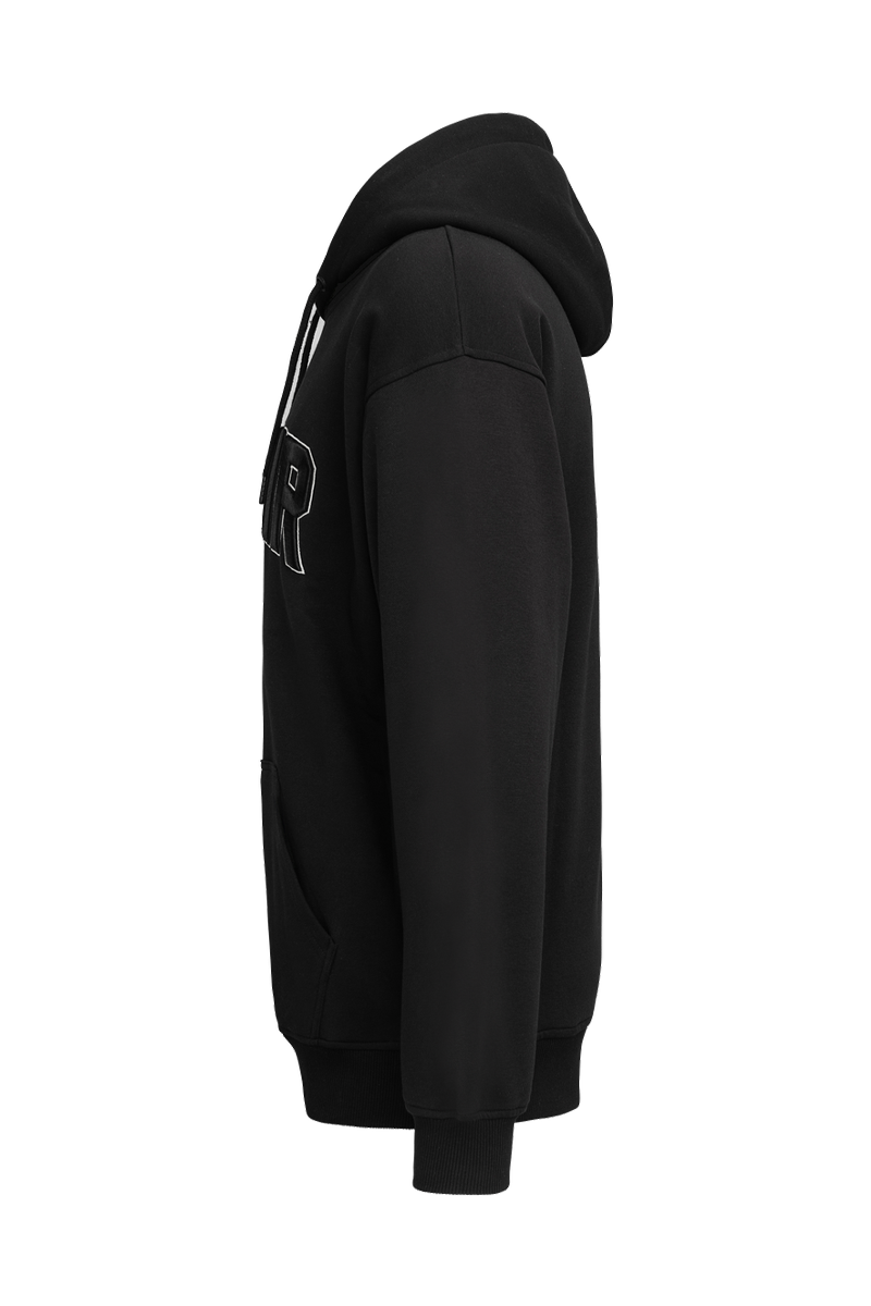 Unfair Athletics Curved 3D Embroidery Hoodie  (black) - Blue Mountain Store
