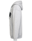 Unfair Athletics Curved 3D Embroidery Hoodie (Heather Grey) - Blue Mountain Store