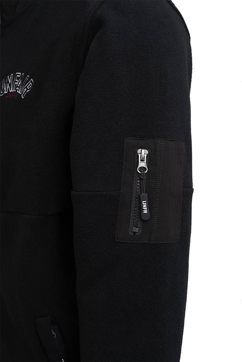 Unfair Athletics Next Gen Fleece Zip (black) - Blue Mountain Store