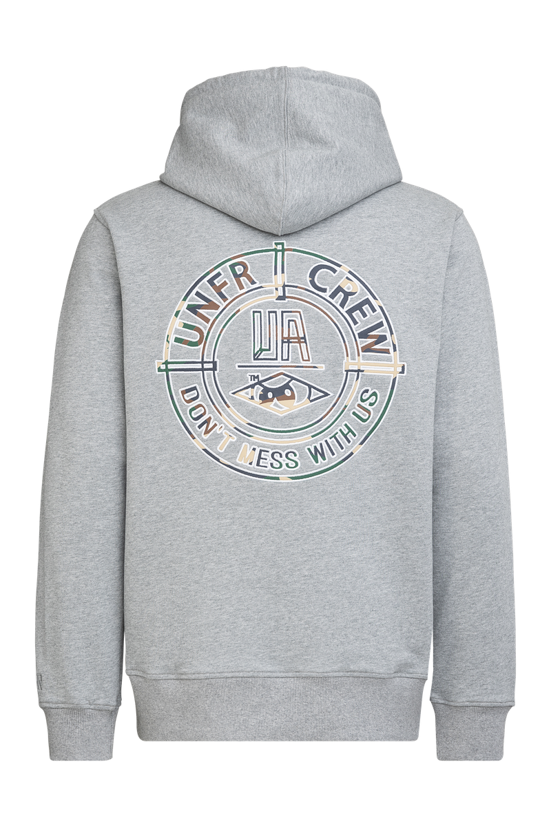 Unfair Athletics DMWU Camo BP Hoodie (heather grey) - Blue Mountain Store