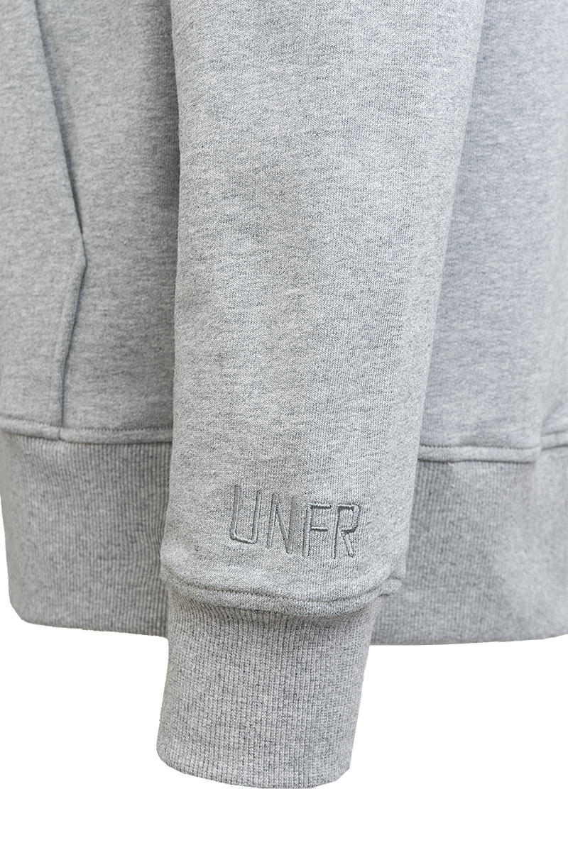 Unfair Athletics DMWU Camo BP Hoodie (heather grey) - Blue Mountain Store