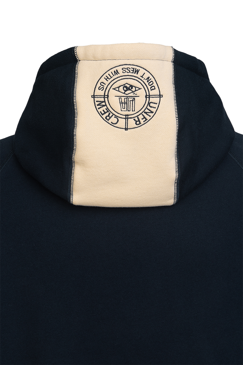 Unfair Athletics Unfair Ninja Zipper (navy/cream) - Blue Mountain Store