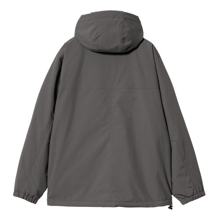 Carhartt WIP Windbreaker Pullover (Winter) (Graphite/White) - Blue Mountain Store