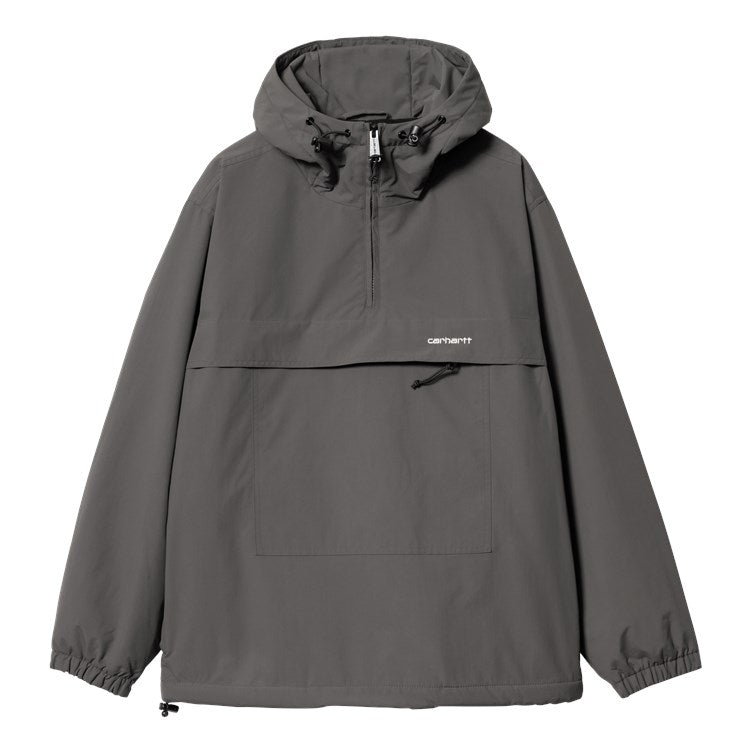 Carhartt WIP Windbreaker Pullover (Winter) (Graphite/White) - Blue Mountain Store