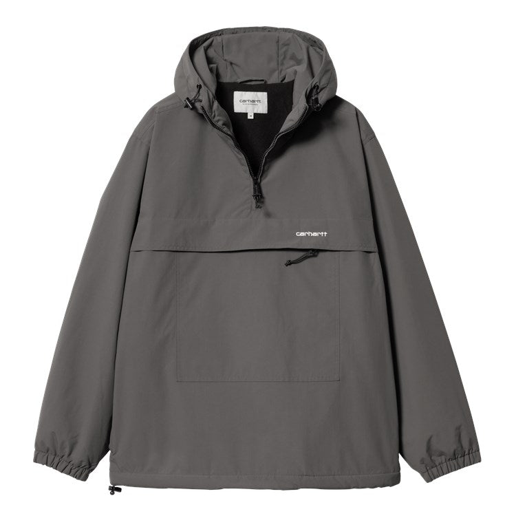 Carhartt WIP Windbreaker Pullover (Winter) (Graphite/White) - Blue Mountain Store