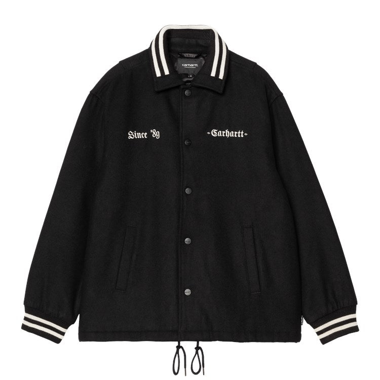 Carhartt WIP Wool Coach Jacket (black/wax) - Blue Mountain Store
