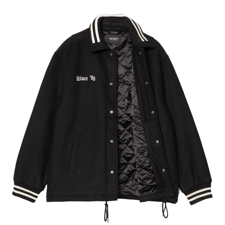 Carhartt WIP Wool Coach Jacket (black/wax) - Blue Mountain Store
