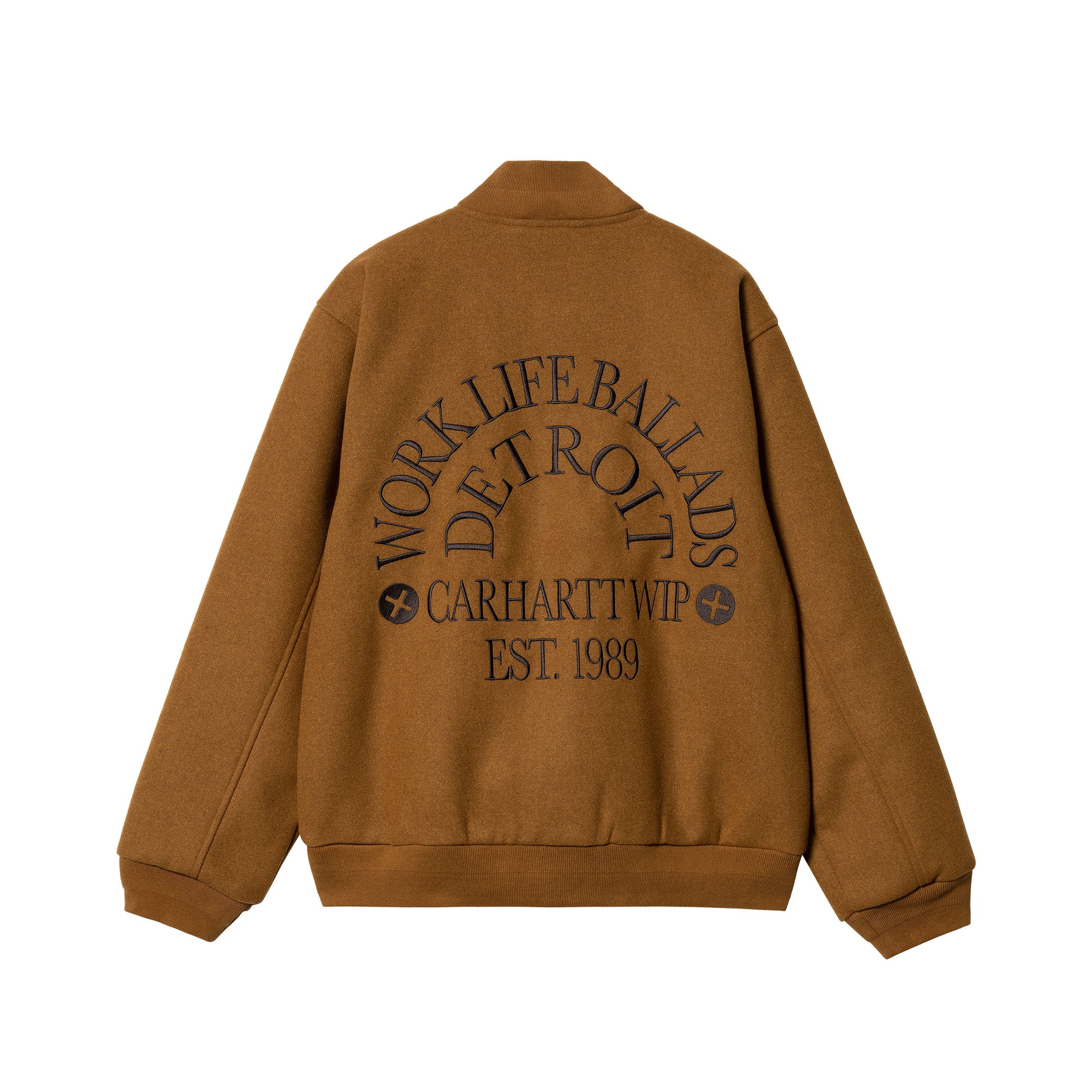 Carhartt WIP Work Varsity Bomber (deep H brown) - Blue Mountain Store