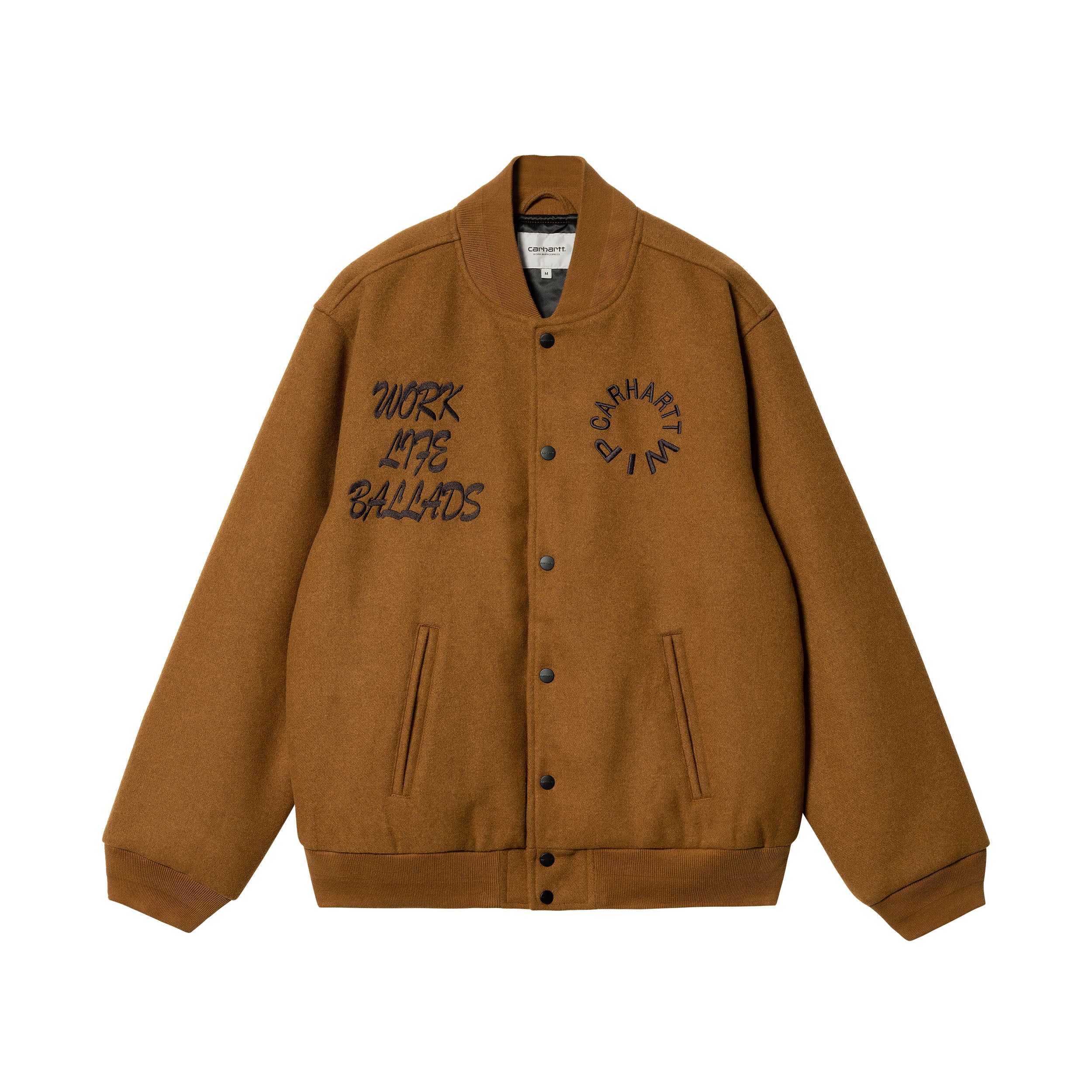 Carhartt WIP Work Varsity Bomber (deep H brown) - Blue Mountain Store