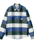 Carhartt WIP L/S Lyman Shirt (discovery green) - Blue Mountain Store