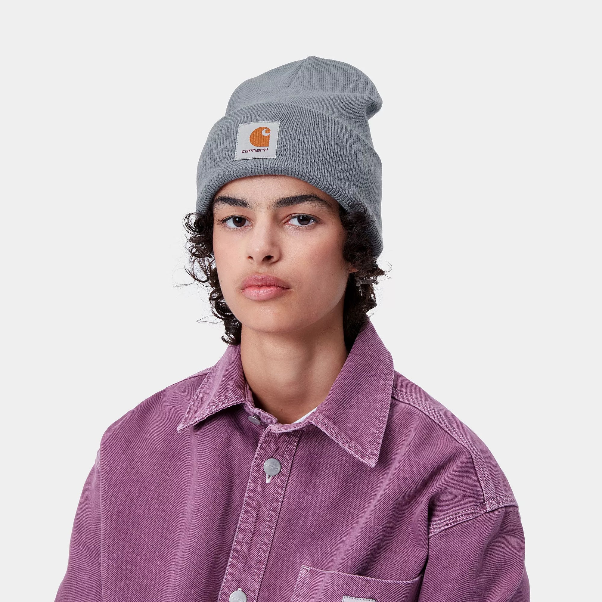 Carhartt WIP Acrylic Watch Hat (Dove Grey) - Blue Mountain Store
