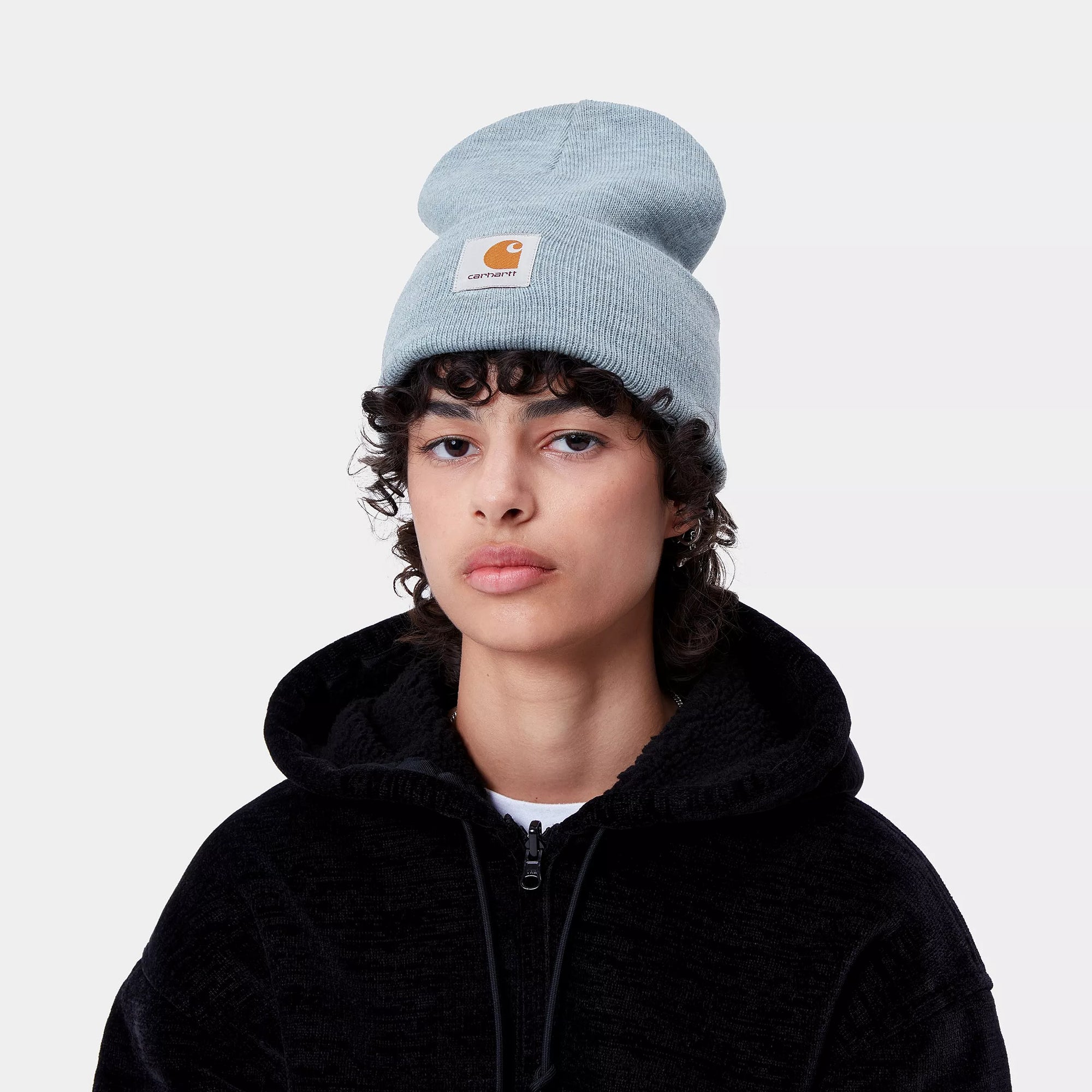 Carhartt WIP Acrylic Watch Hat (Dusty Ice Heather) - Blue Mountain Store