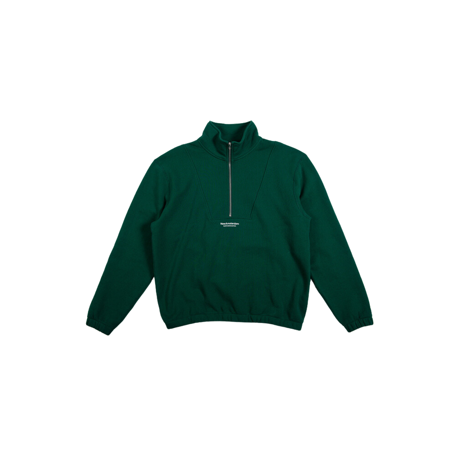 New Amsterdam Sea Half-Zip (green) - Blue Mountain Store