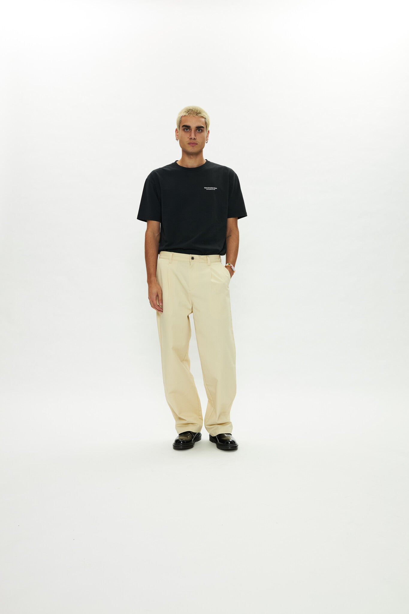 New Amsterdam Reworked Trouser (bleach sand) - Blue Mountain Store