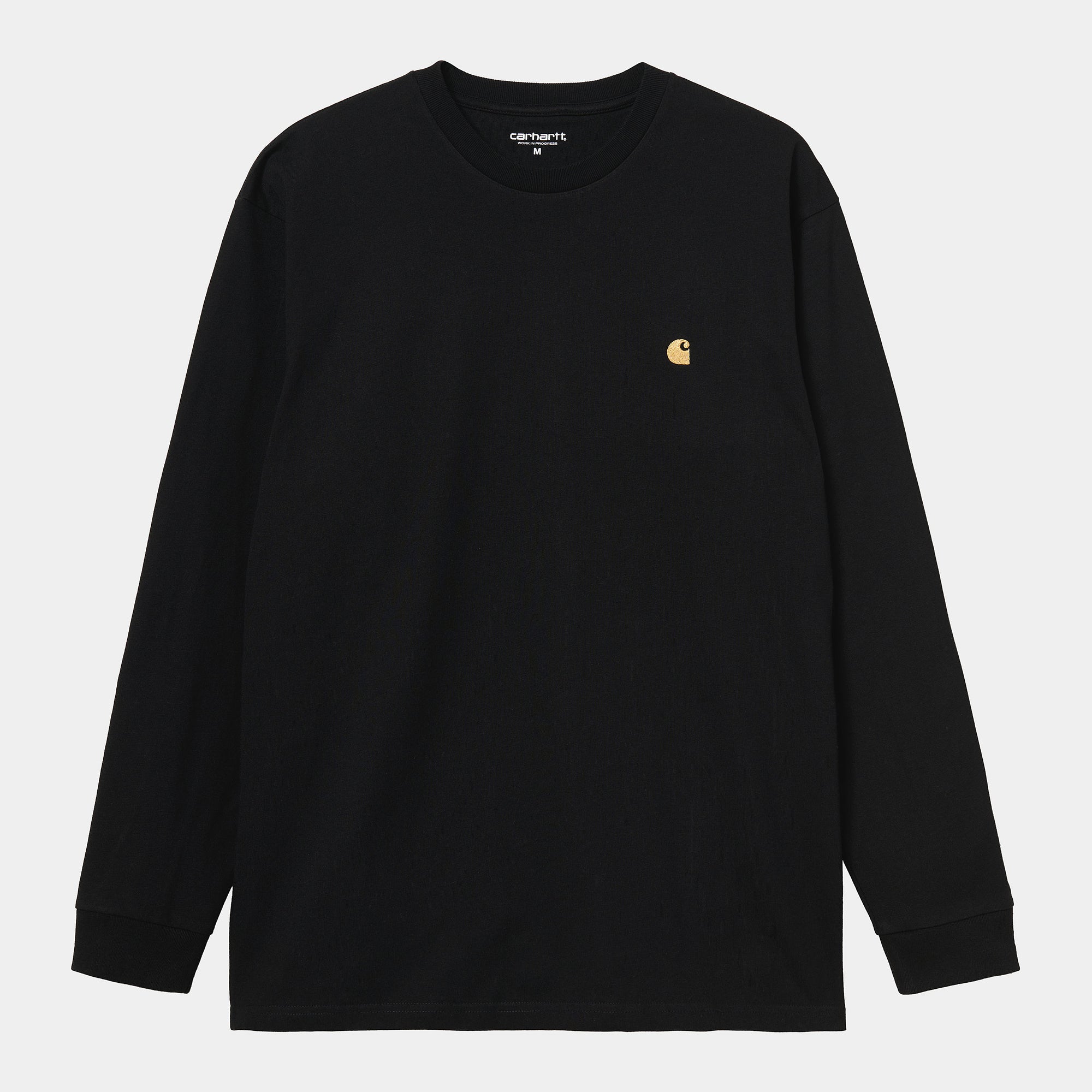 Carhartt WIP L/S  Chase T-Shirt (black/gold) - Blue Mountain Store