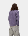 Carhartt WIP L/S Madison Cord Shirt (glassy purple/black) - Blue Mountain Store