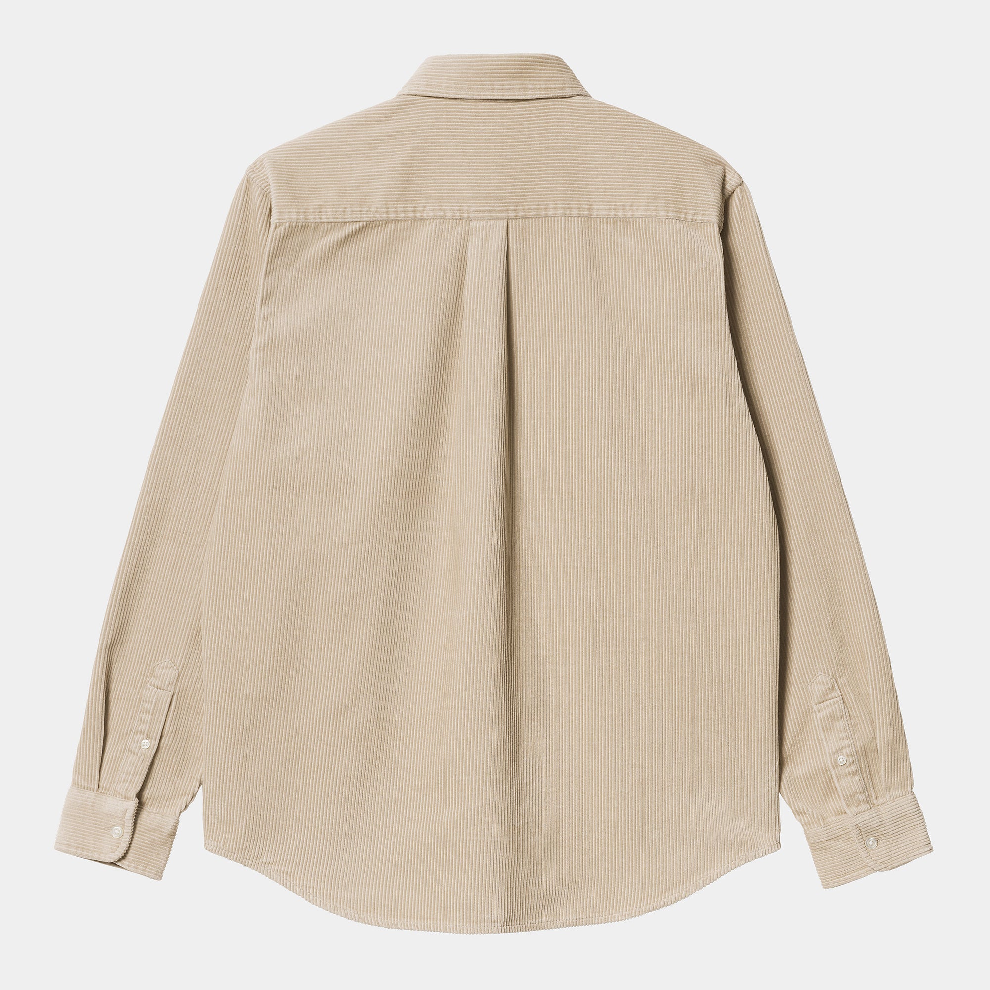 Carhartt WIP L/S Madison Cord Shirt (Cotton Wall /black) - Blue Mountain Store