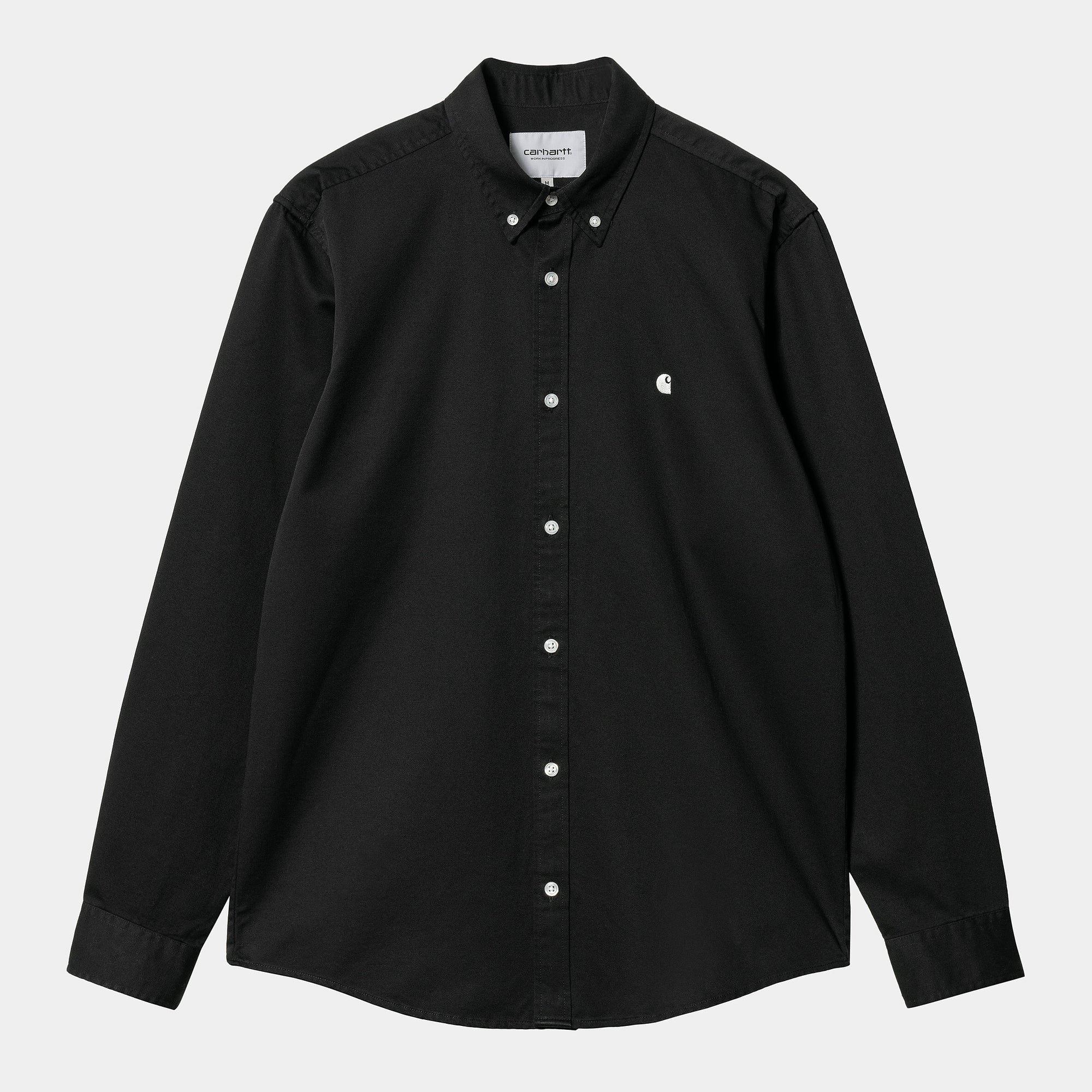 Carhartt WIP L/S Madison Shirt (black/wax) - Blue Mountain Store