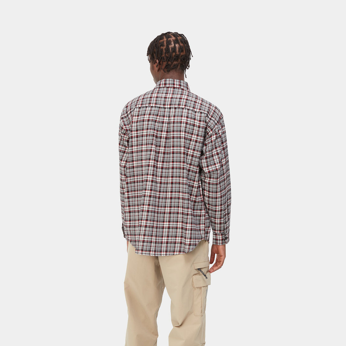 Carhartt WIP L/S Yuma Shirt (yuma check/grey heater) - Blue Mountain Store