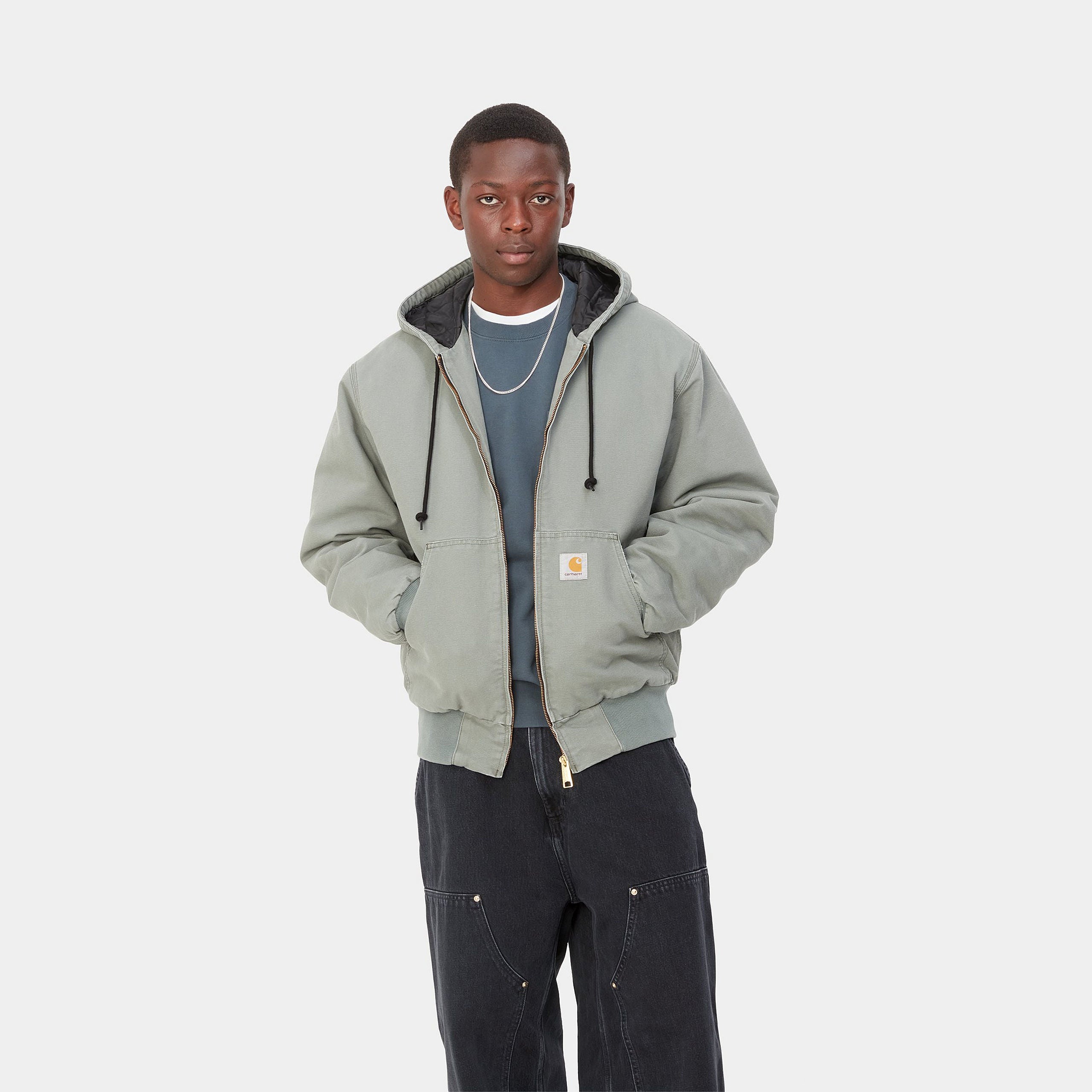 Carhartt WIP OG Active Jacket (smoke green) - Blue Mountain Store
