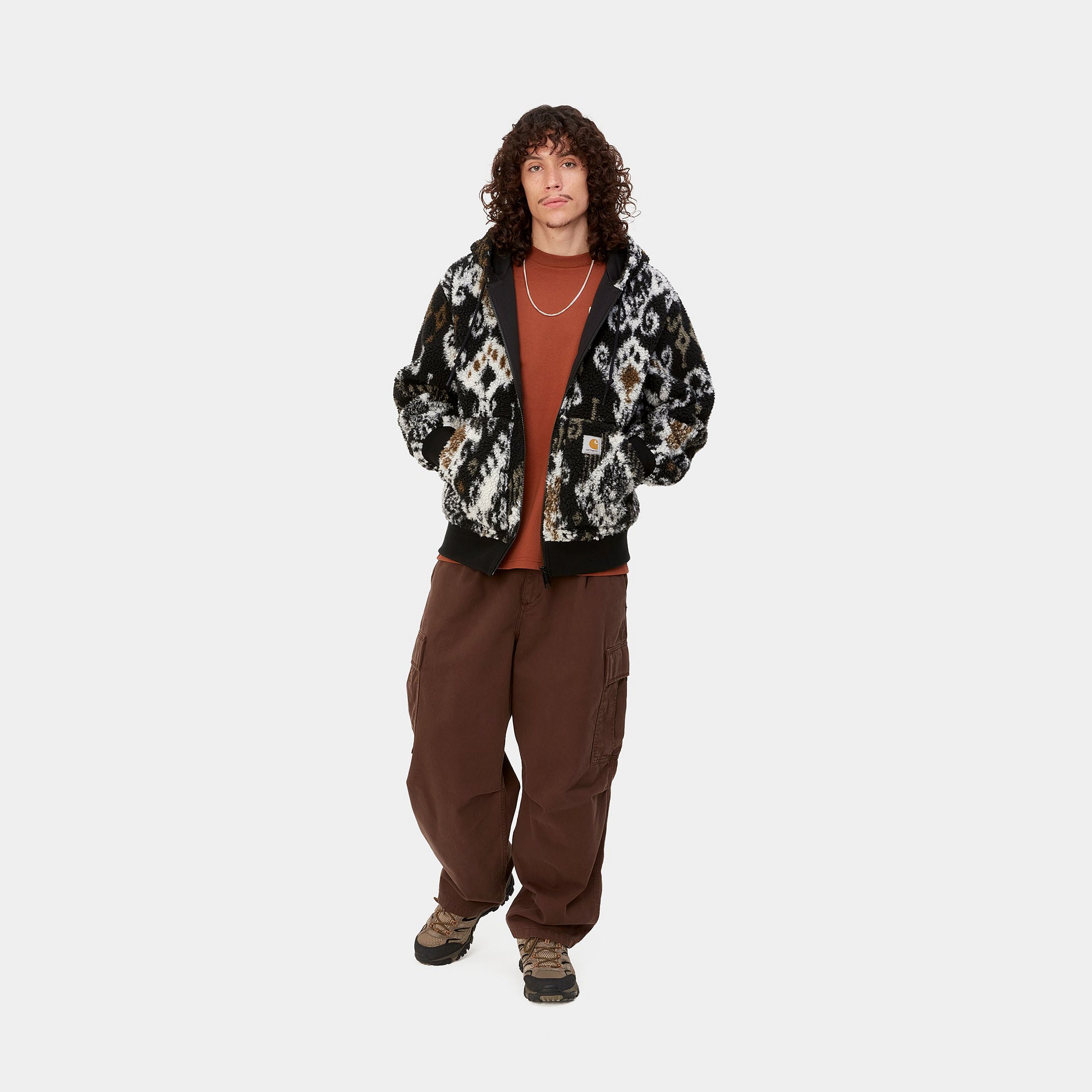 Carhartt WIP OG Active Liner (baru jacquard black) - Blue Mountain Store