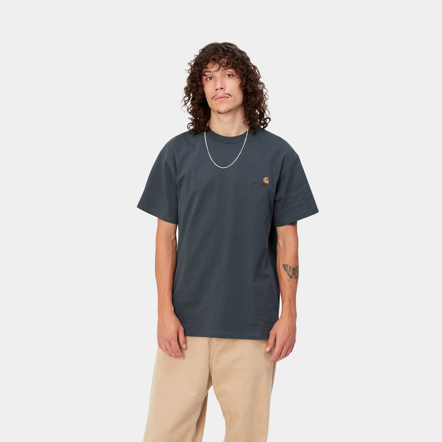 Carhartt WIP S/S American Script T-Shirt (ore) - Blue Mountain Store