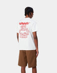 Carhartt WIP S/S Fast Food T-Shirt (white/red) - Blue Mountain Store