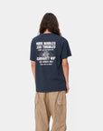 Carhartt WIP S/S Less Troubles T-Shirt (blue/wax) - Blue Mountain Store