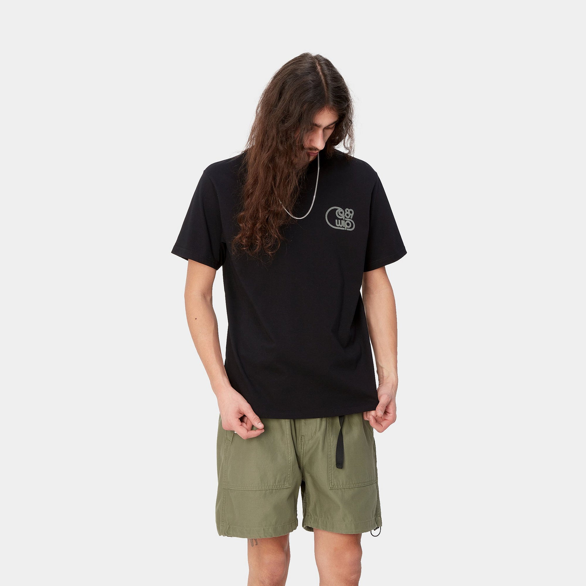 Carhartt WIP S/S Night Night T-Shirt (black/green) - Blue Mountain Store