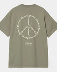 Carhartt WIP S/S Peace And Work T-Shirt (Dollar Green / Natura)