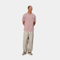 Carhartt WIP S/S Vista T-Shirt (glassy pink garment dyed) - Blue Mountain Store