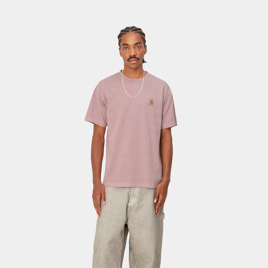 Carhartt WIP S/S Vista T-Shirt (glassy pink garment dyed) - Blue Mountain Store