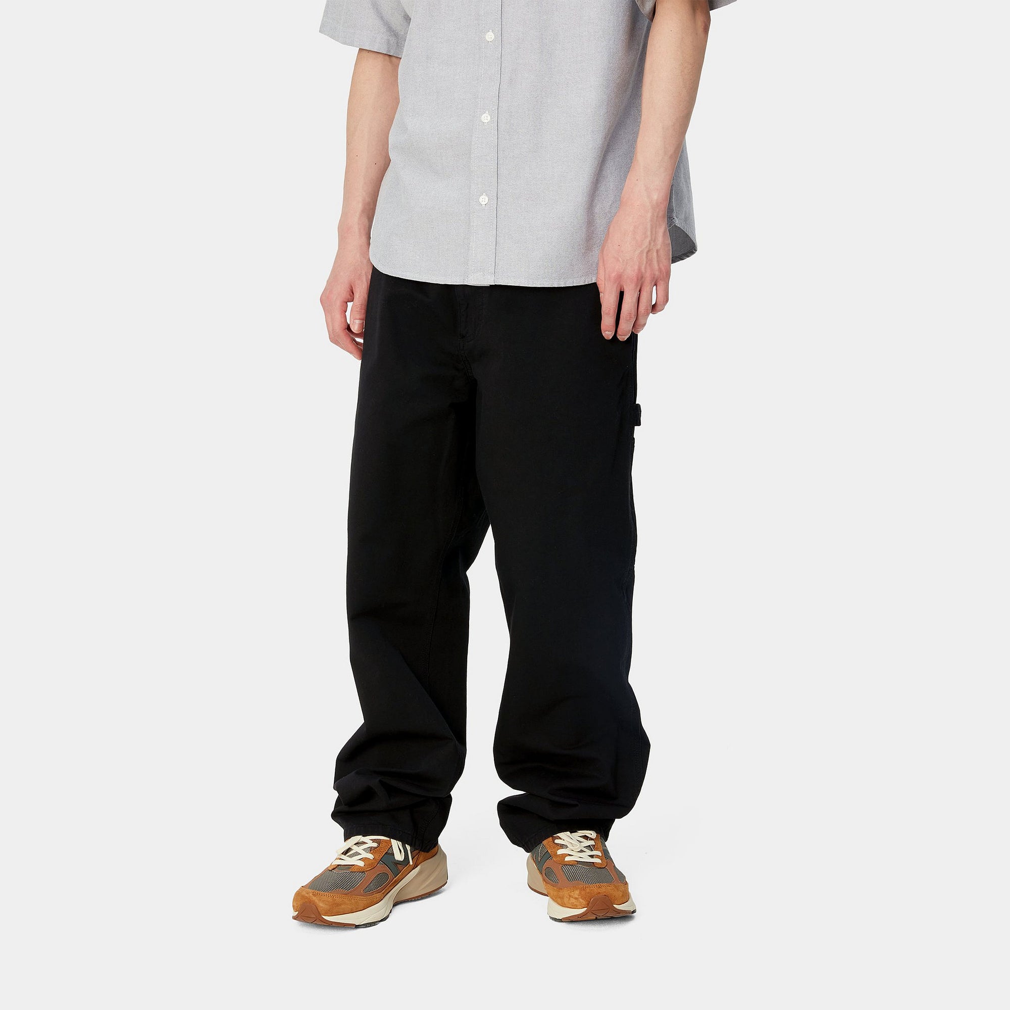 Carhartt WIP Single Knee Pant (black garment dyed) - Blue Mountain Store