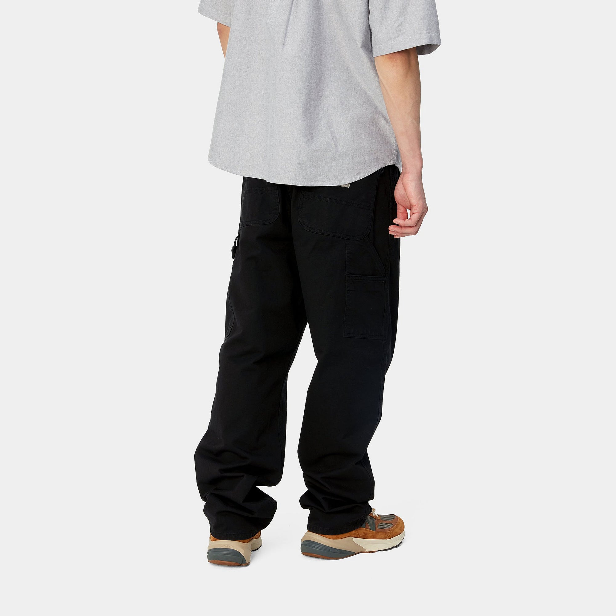 Carhartt WIP Single Knee Pant (black garment dyed) - Blue Mountain Store