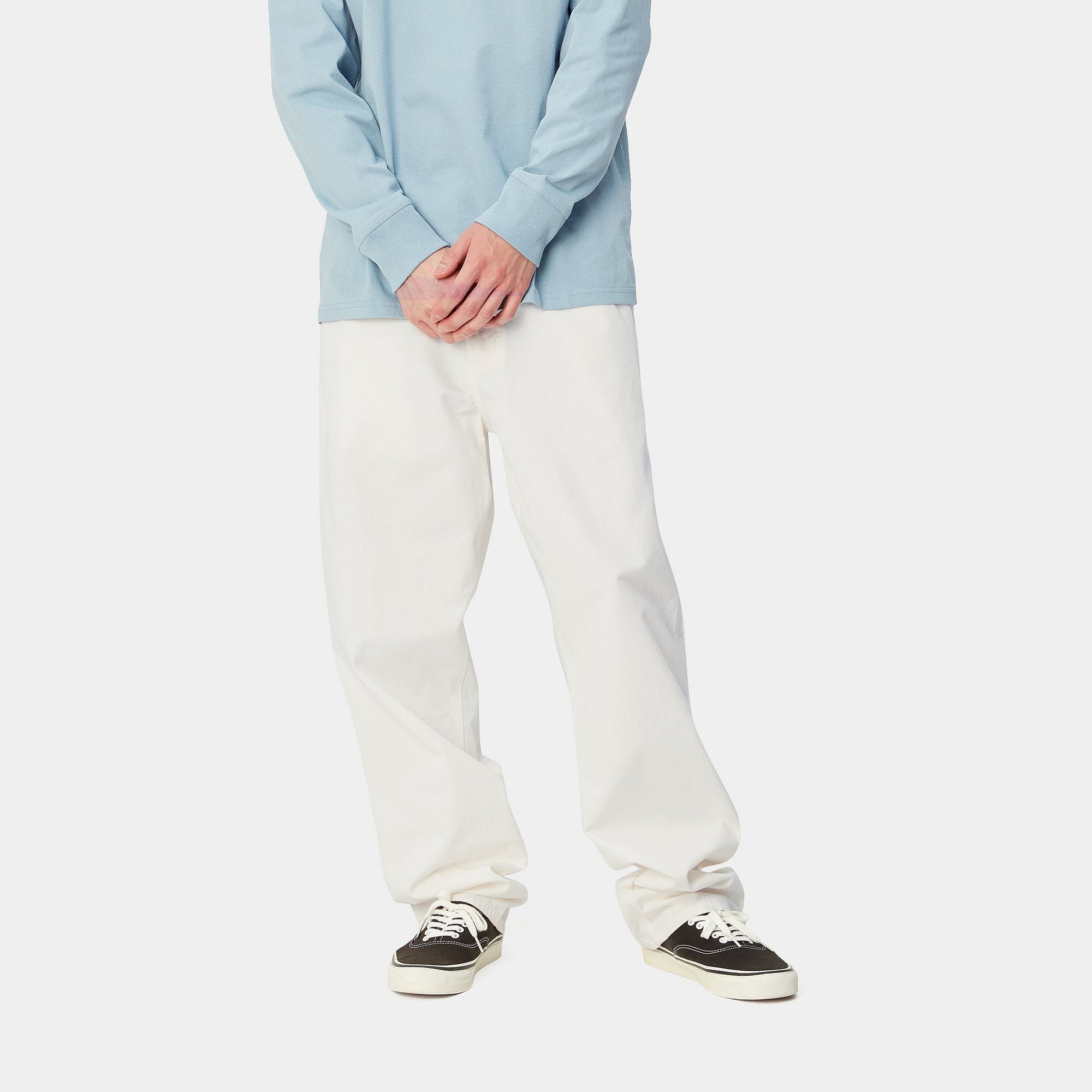 Carhartt WIP Single Knee Pant (off white) - Blue Mountain Store