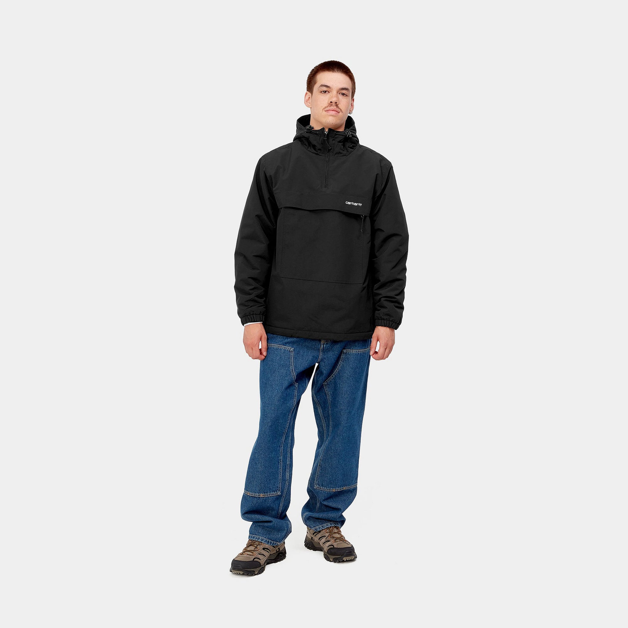 Carhartt WIP Windbreaker Pullover (Winter) (black) - Blue Mountain Store