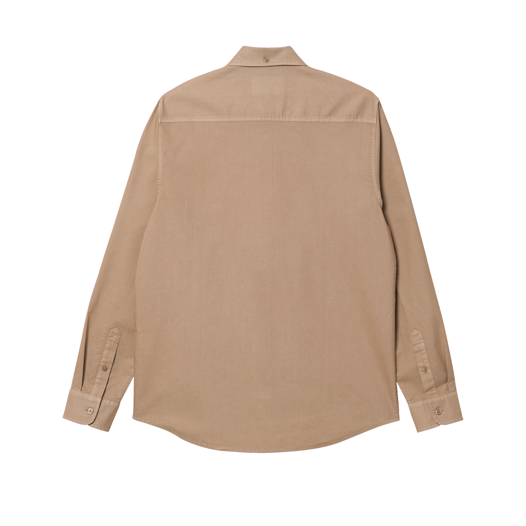 Carhartt WIP L/S Bolton Shirt (nomad garmet dyed) - Blue Mountain Store