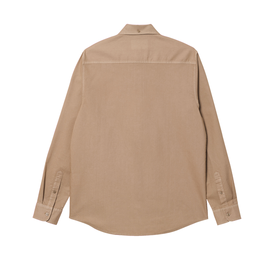 Carhartt WIP L/S Bolton Shirt (nomad garmet dyed) - Blue Mountain Store
