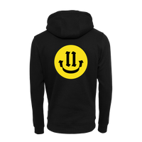 BMS "11 Jahre" Smiley Hoodie (black) - Blue Mountain Store