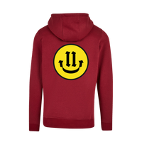 BMS "11 Jahre" Smiley Hoodie (red) - Blue Mountain Store