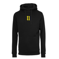 BMS "11 Jahre" Smiley Hoodie (black) - Blue Mountain Store