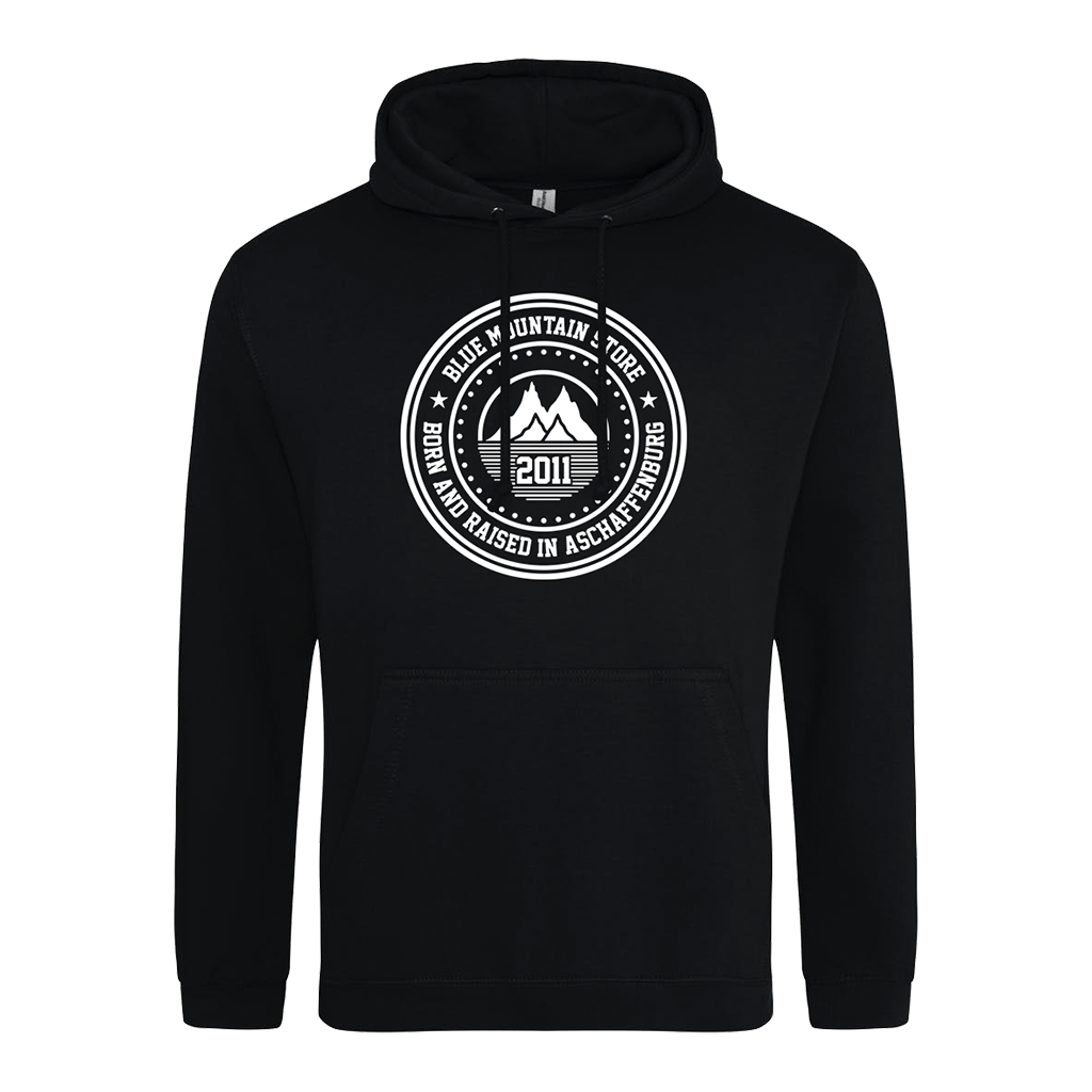 BMS "BAR" Hoodie (black/white) - Blue Mountain Store
