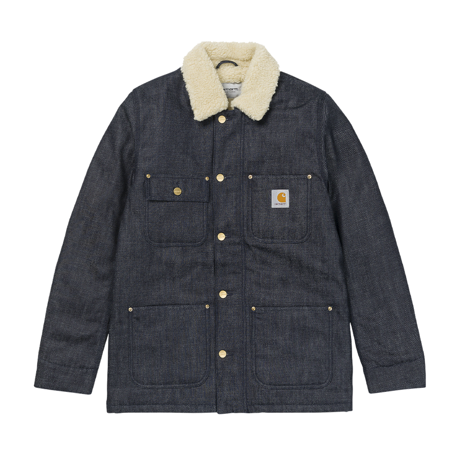 Carhartt WIP Fairmount Coat (blue rigid) - Blue Mountain Store