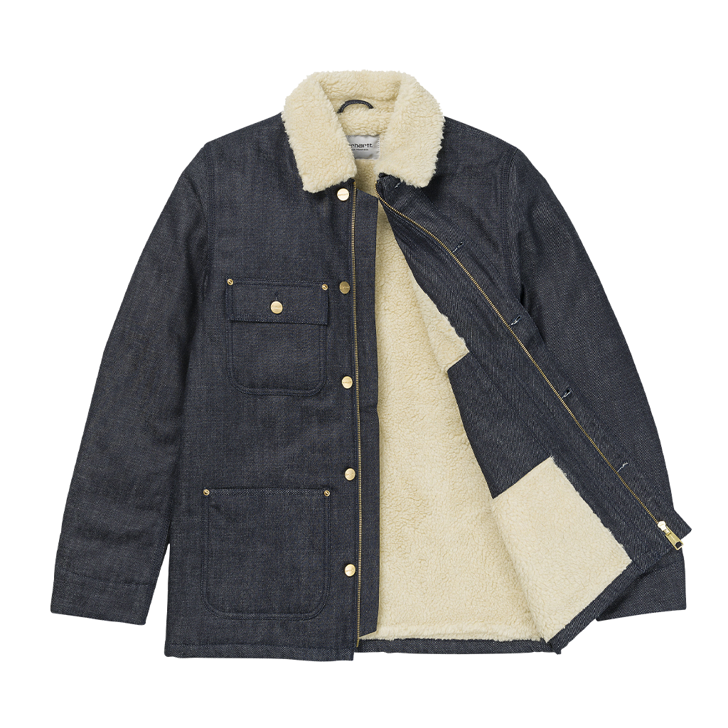Carhartt WIP Fairmount Coat (blue rigid) - Blue Mountain Store