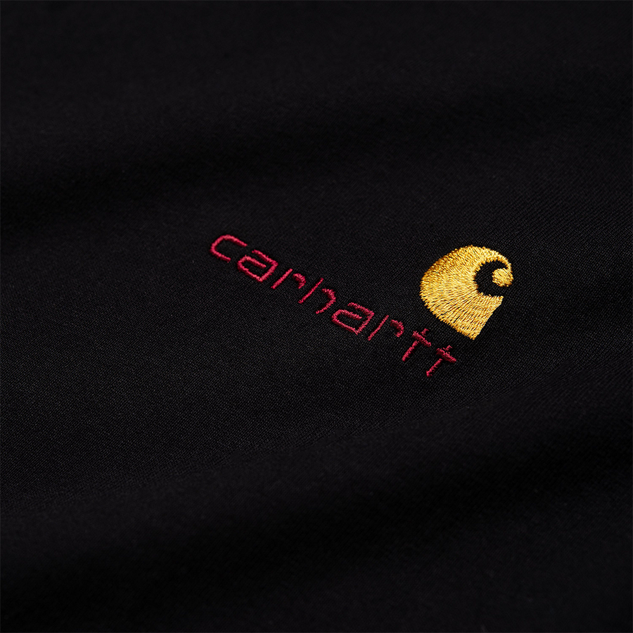 Carhartt WIP S/S American Script T-Shirt (black) - Blue Mountain Store